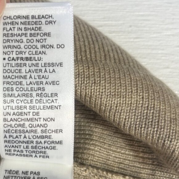 The Drop Catalina Bralette Knit Crop Top Womens XXS Heather Sand New - Picture 7 of 9